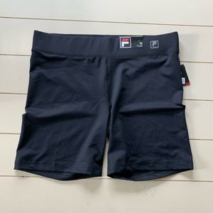 Black FILA bike shorts size L